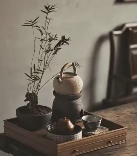 侘寂茶席一隅 · wabi-sabi tea corner